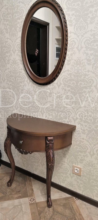 Изображение: Консоль с овальным зеркалом 3